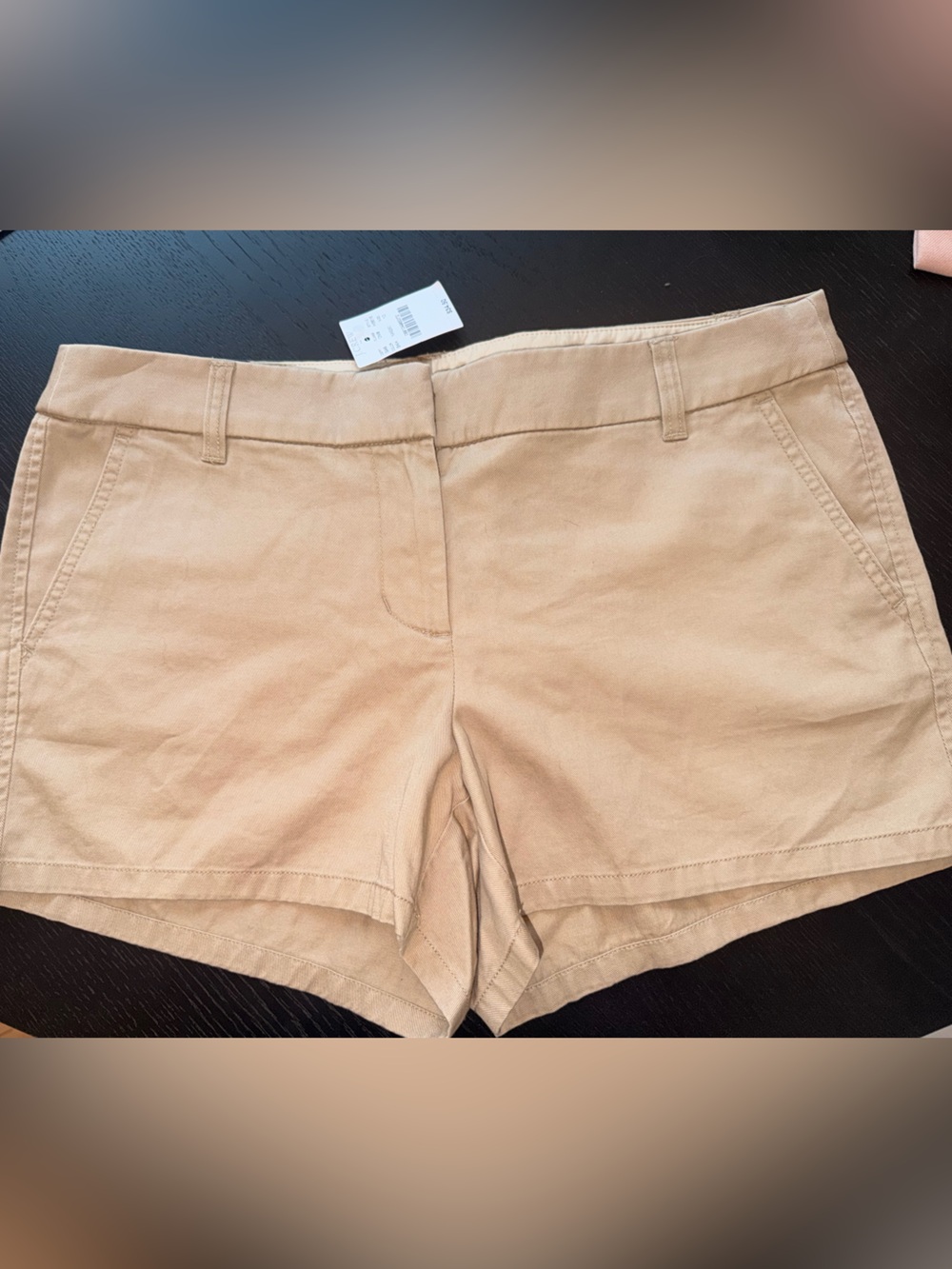 NWT JCREW KHAKI 3 1/2” inseam chino shorts - W 10